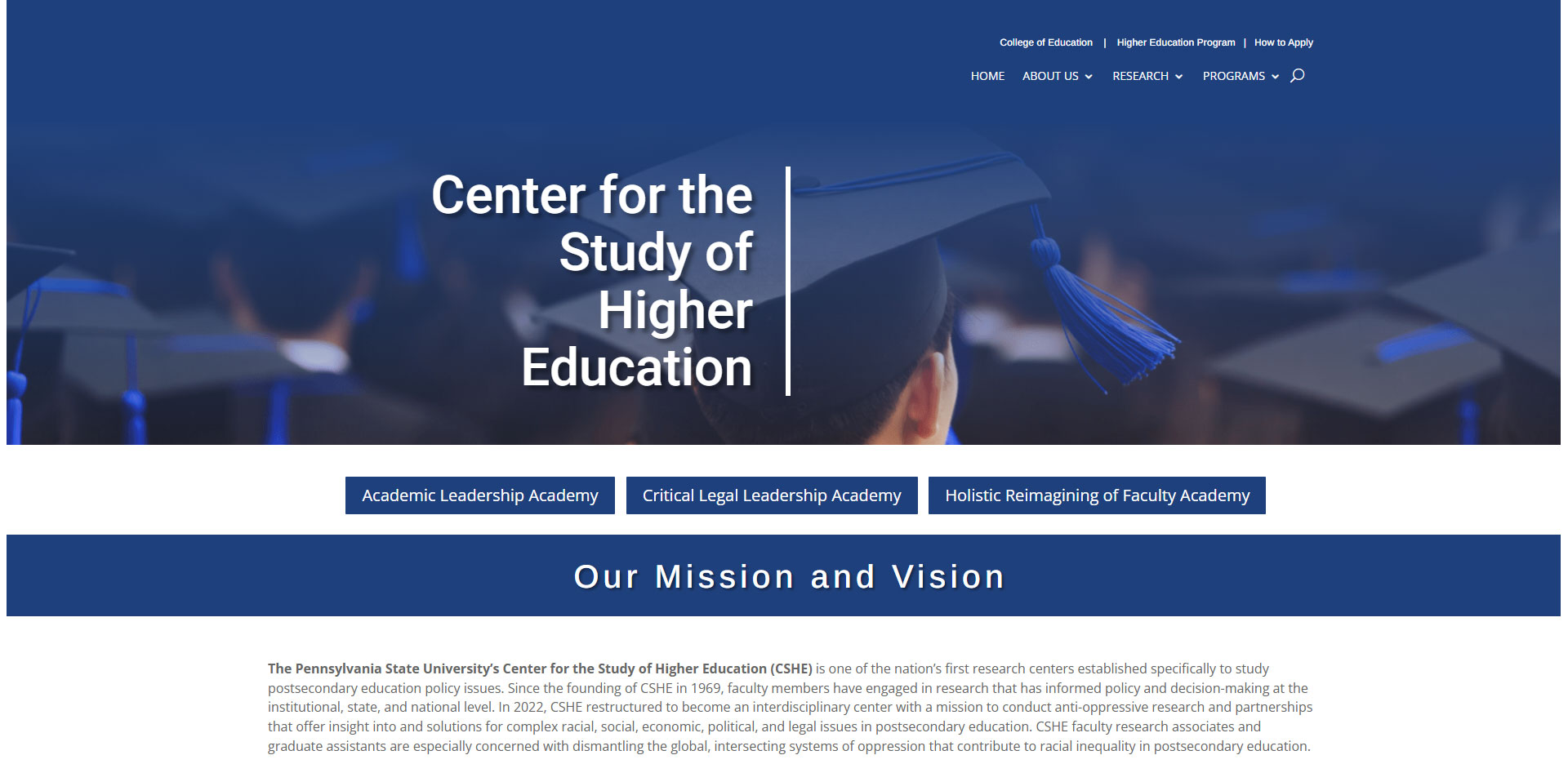 Center for the Study of Higher Education